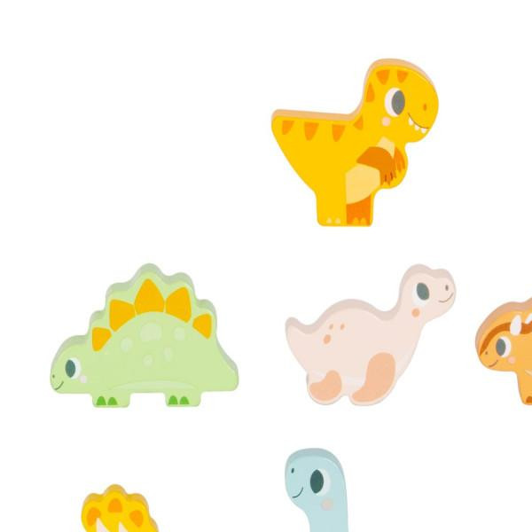 Cute&Cool drvena igračka umetaljka dinosaurus 
