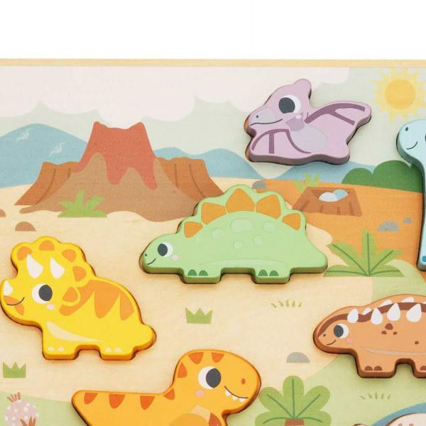 Cute&Cool drvena igračka umetaljka dinosaurus 