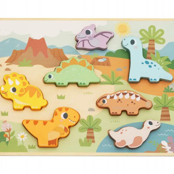 Cute&Cool drvena igračka umetaljka dinosaurus