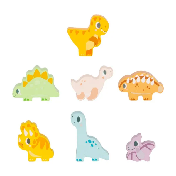 Cute&Cool drvena igračka umetaljka dinosaurus