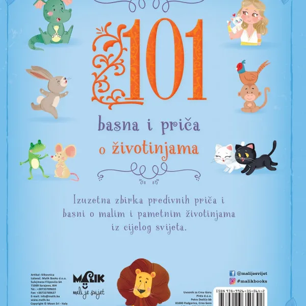 Malik 101 basna i priča o životinjama 