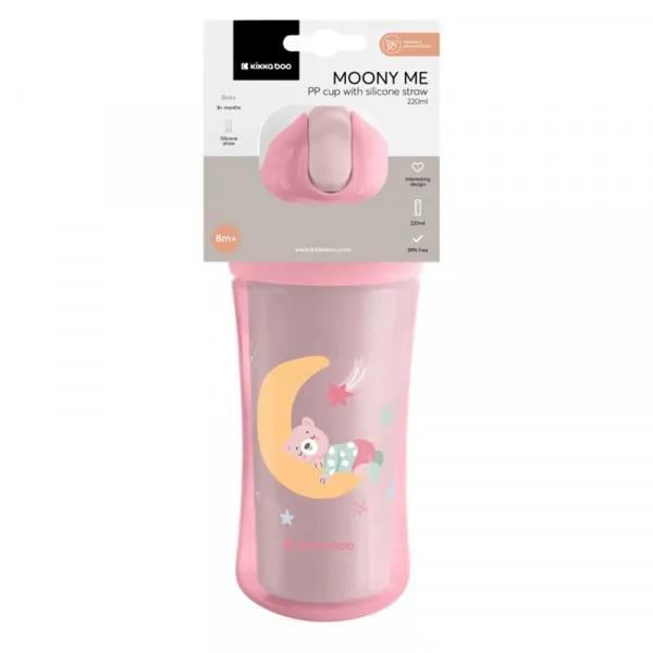 Kikka Boo šalica sa sil.slam.220ml,moony me pink 