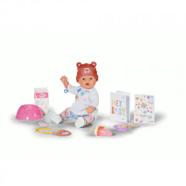 Baby Born lutka Emma teddy style 43cm