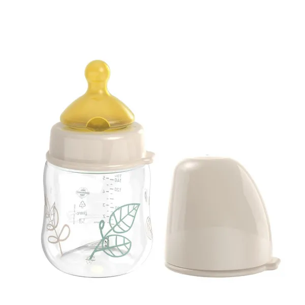 Nip Green PP flašica bež 120ml 0m+, S protok