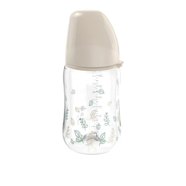 Nip Green PP flašica bež 240ml 0m+, M protok