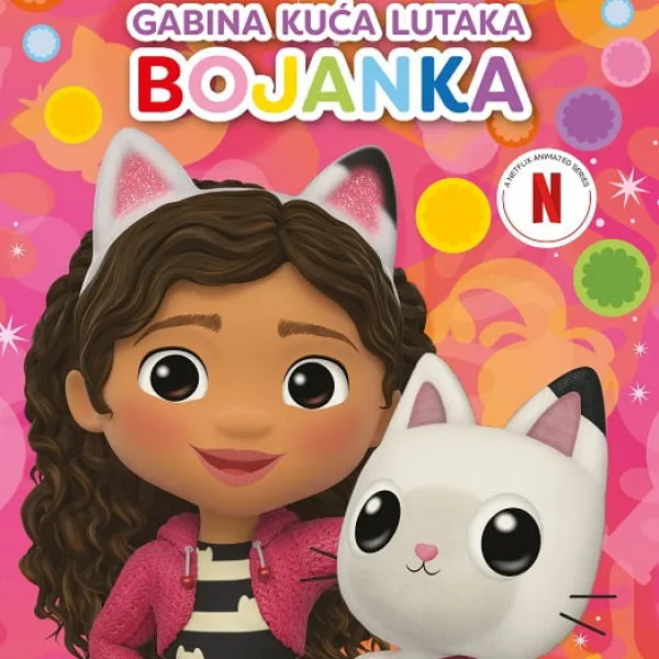 Gabi: Kuća lutaka - Bojanka sa naljepnicama 