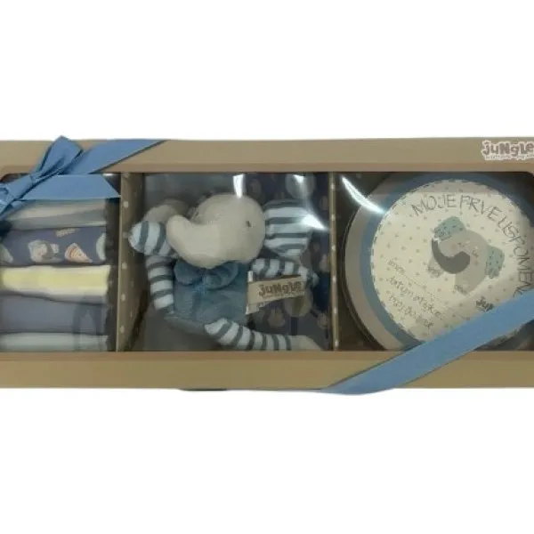 Jungle bebi set prvi otisak, plava