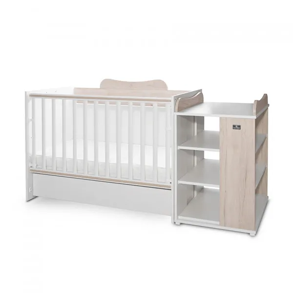 Lorelli krevetac Multi 5/1 190/72 white/light oak 