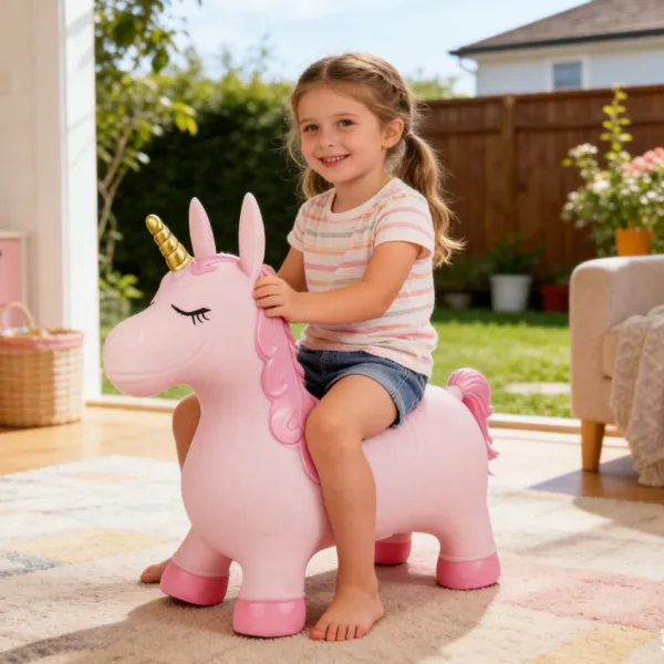 Cute&Cool igračka za skakanje roze jednorog 