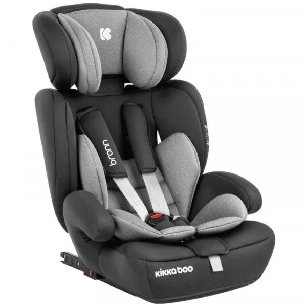 Kikka Boo a-s Bronn isofix 9-36kg, grey 