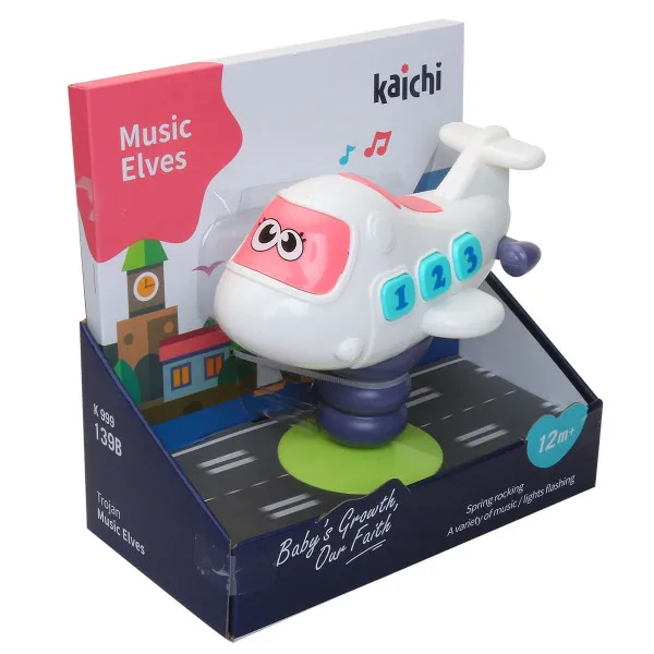 Hk Mini igračka muzički avion 