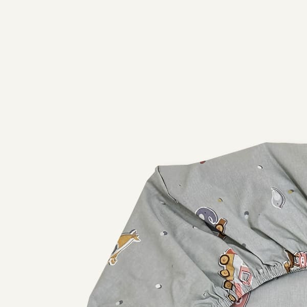 Lillo&Pippo čaršav lastiš Žirafe zeleni, 120x60 