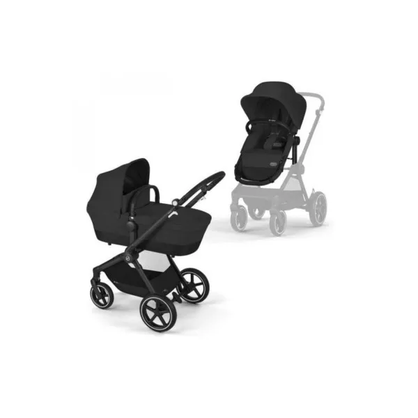Cybex duo sistem Eos Moon black (Crni ram)