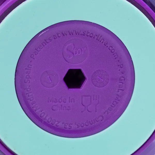 Stor čaša sa silikonskom slamčicom 370 ml Stitch