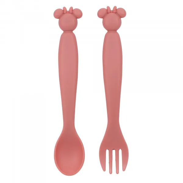 Stor plastični pribor za jelo 2/1 Minnie Mouse