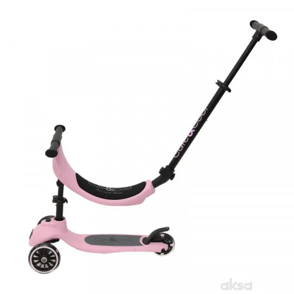Cute&cool Mini Deluxe Scooter 4 in 1, Pink