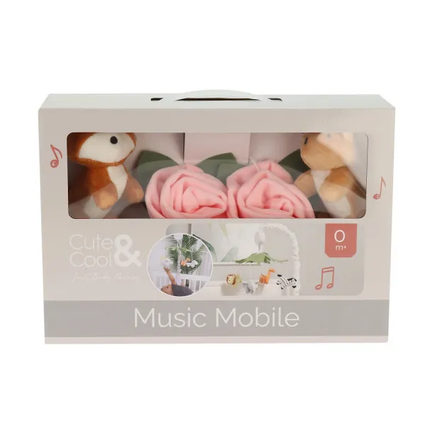 Cute&Cool muzička vrteška lane i sovica roze