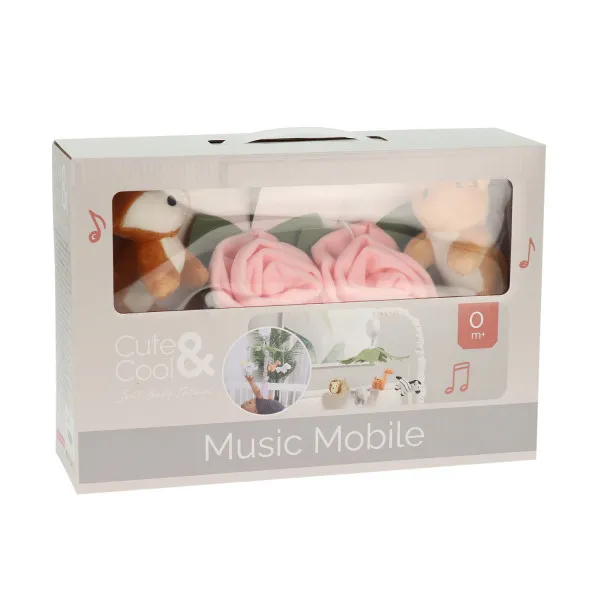 Cute&Cool muzička vrteška lane i sovica roze