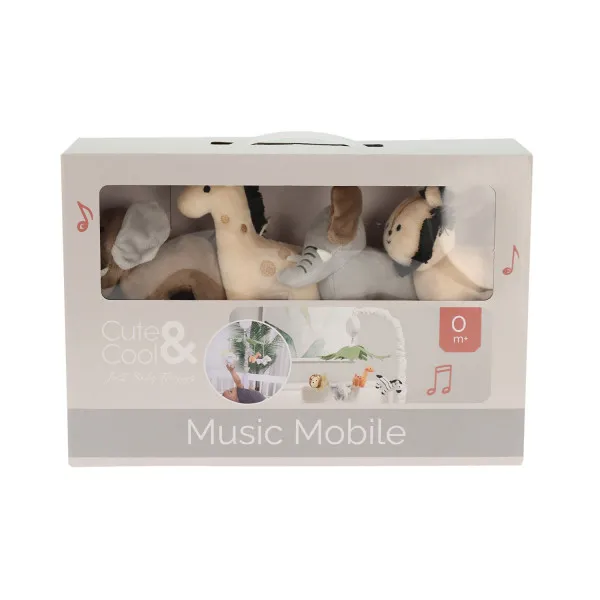 Cute&Cool muzička vrteška safari plava