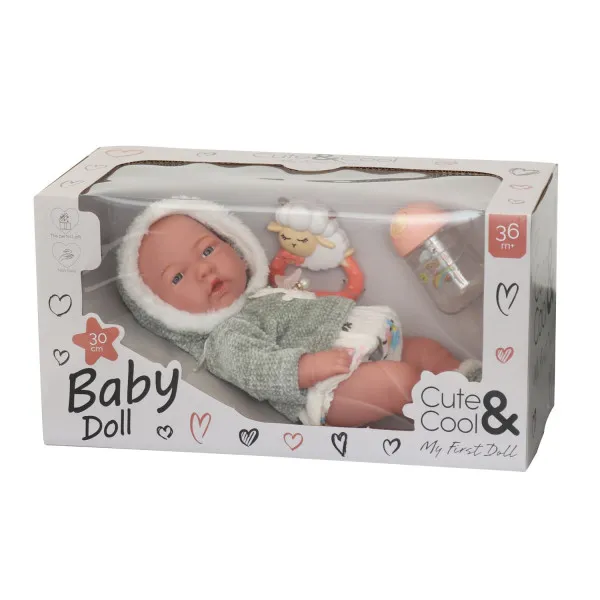 Cute&Cool lutka beba u zelenom odelcetu, 30cm 