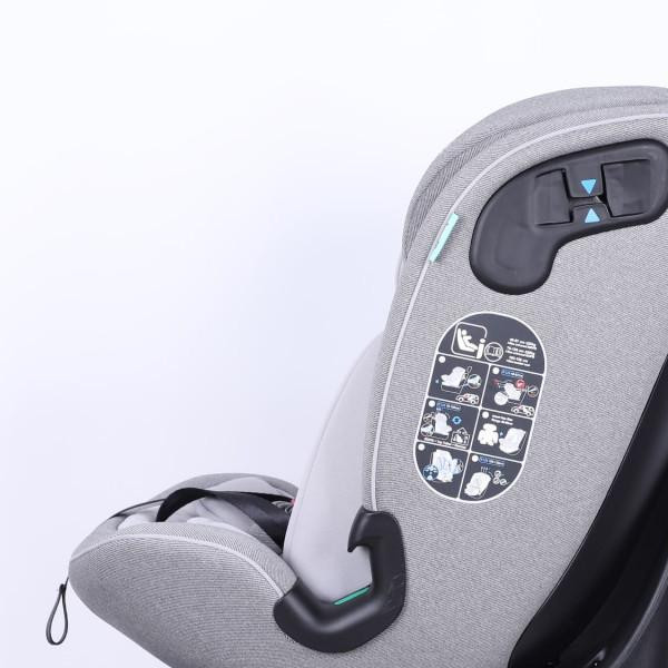Puerri auto sedište Flex Safe (40-150cm), Grey 