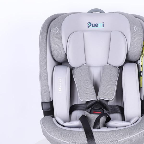 Puerri auto sedište Flex Safe (40-150cm), Grey 
