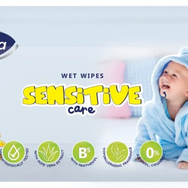Hellena vlažne maramice sensitive care 72/1 