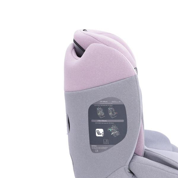Puerri auto sedište MaxSafe (76-150cm), pink/grey 