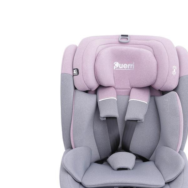 Puerri auto sedište MaxSafe (76-150cm), pink/grey 
