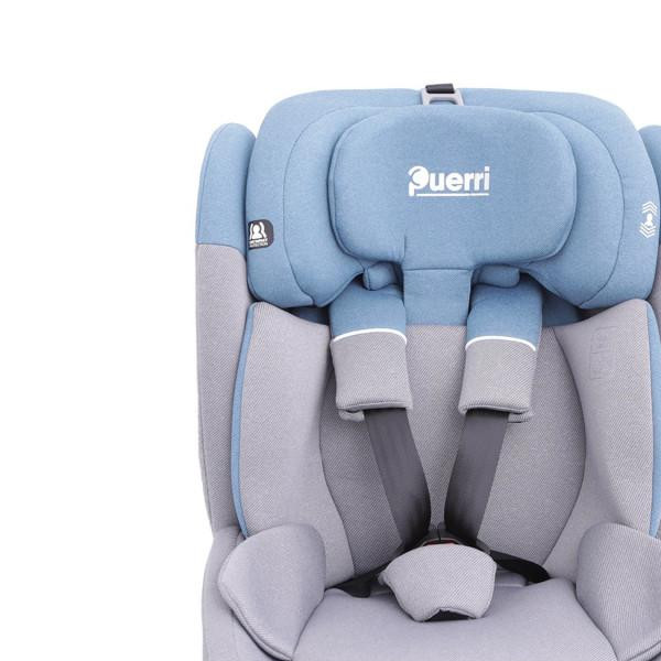 Puerri auto sedište MaxSafe (76-150cm), blue/grey 