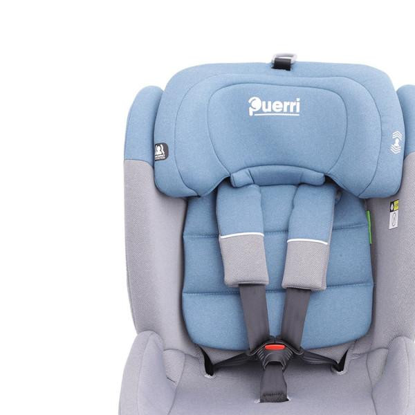 Puerri auto sedište MaxSafe (76-150cm), blue/grey 