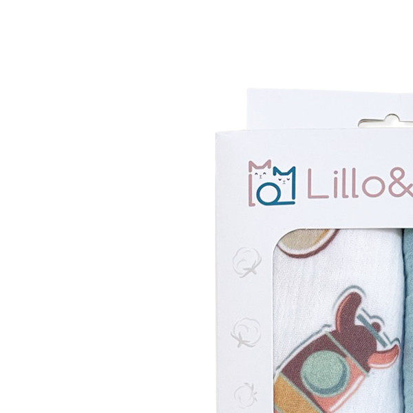 Lillo&Pippo muslin pelena 2/1 