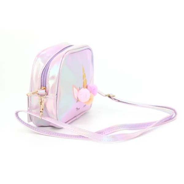 Cute&Cool torbica jednorog, metalik ljubičasta 