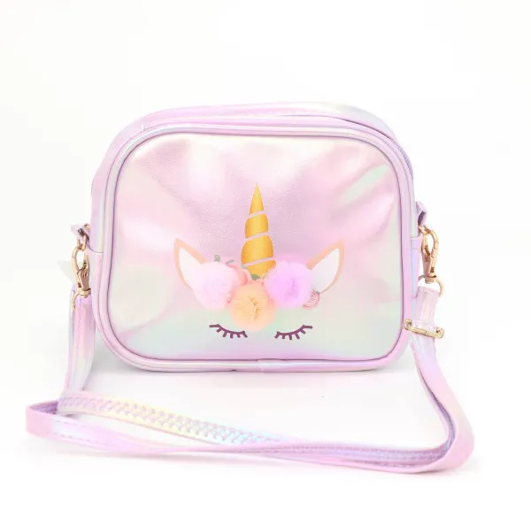 Cute&Cool torbica jednorog, metalik ljubičasta 