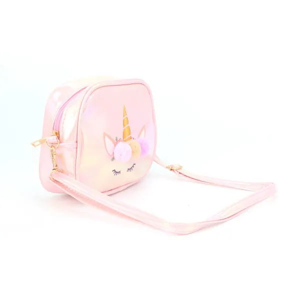 Cute&Cool torbica jednorog, metalik roze 