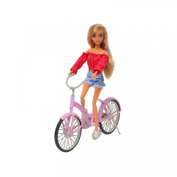 Stylify Fashion lutka sa biciklom, 31cm 