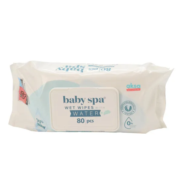Baby spa vlaž. maramice sa poklopcem  99%vode80kom 