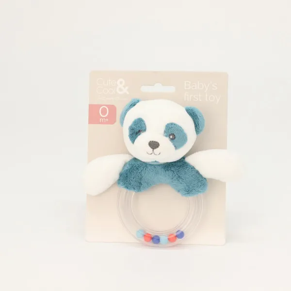 Cute&Cool plišana plastična zvečka panda 