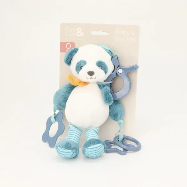 Cute&Cool plišana igračka sa zvečkom panda 