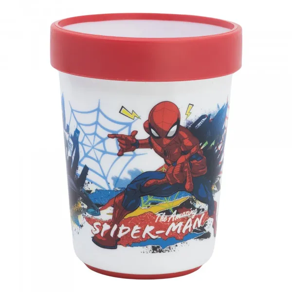 Stor neklizajuća čaša 260ml, Spiderman 