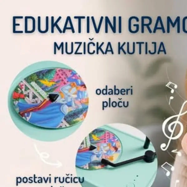 Edukativno/kreativna igracka-SR Gramofon Bluetooth 