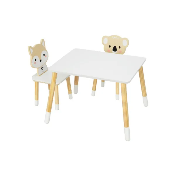 Cute&Cool HOME drveni sto i stolica lija i koala 