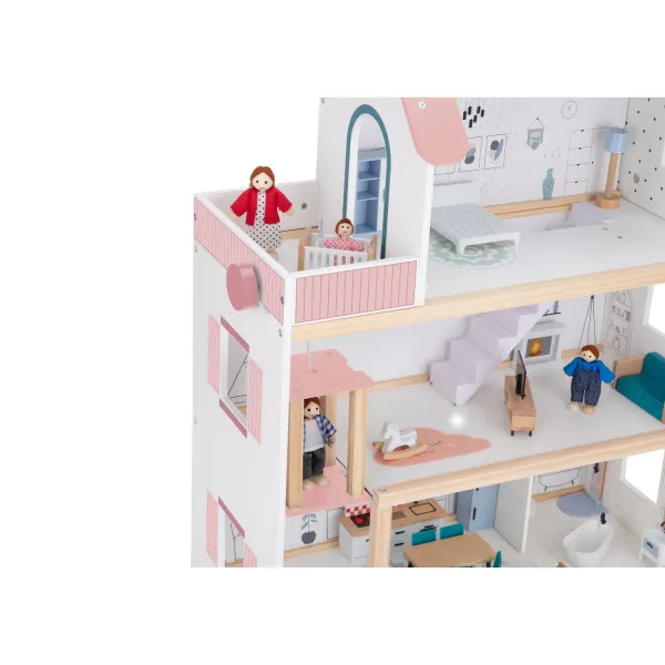 Cute&Cool drvena igračka kućica za lutke velika 