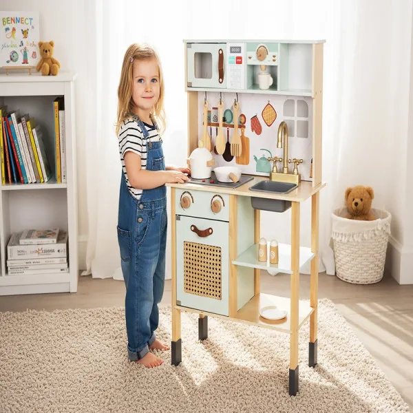 Cute&Cool drvena igračka kuhinja zelena 