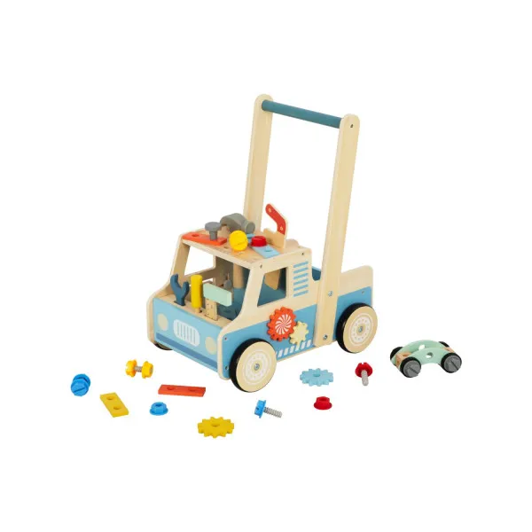 Cute&Cool drvena igračka guralica sa alatom 