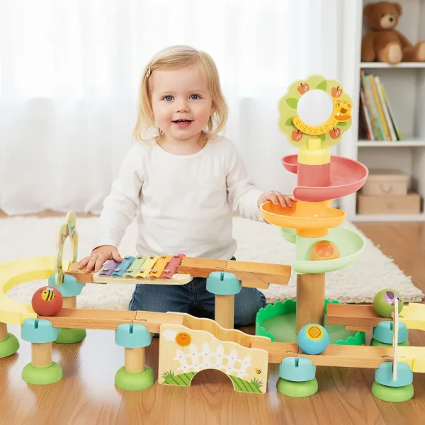 Cute&Cool drvena igračka tobogan sa više funkcija 