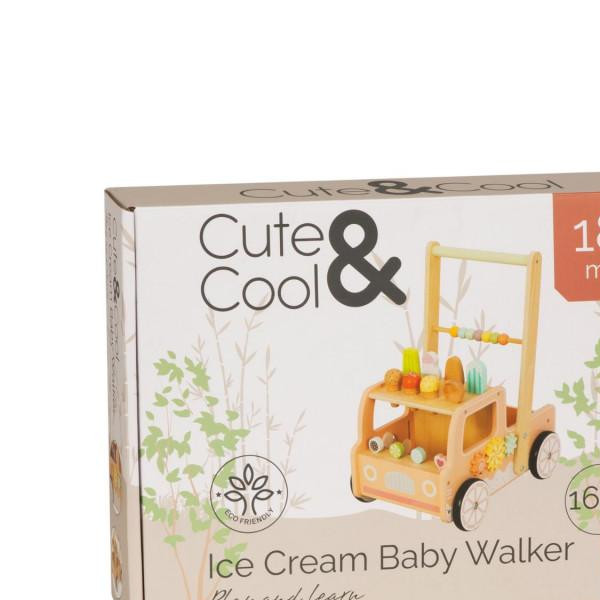 Cute&Cool drvena igračka guralica sa sladoledima 