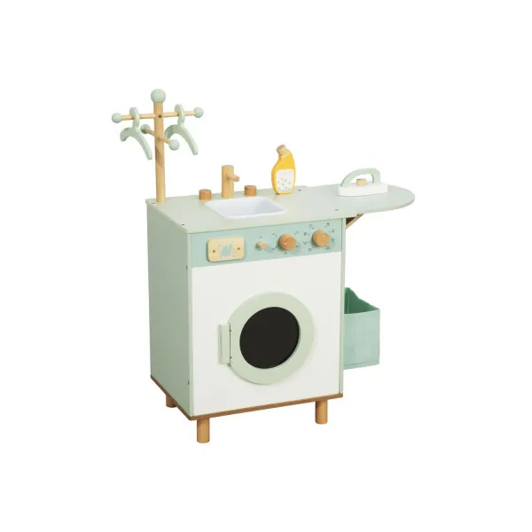 Cute&Cool drvena igračka veš mašina sa dodacima 