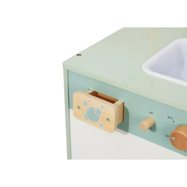 Cute&Cool drvena igračka veš mašina sa dodacima 