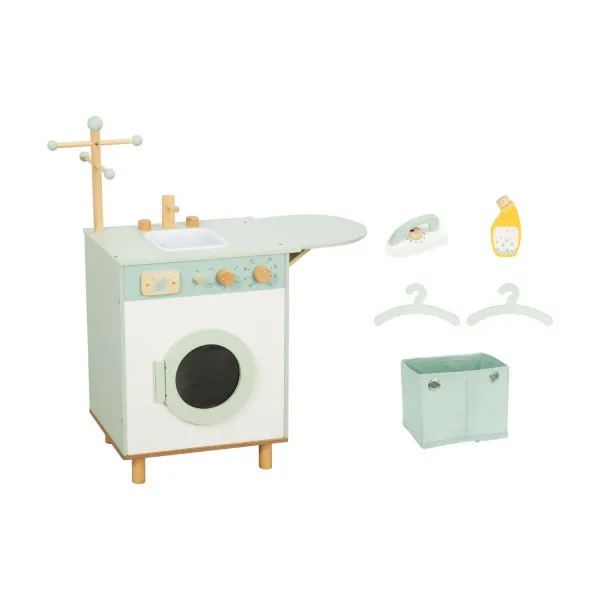 Cute&Cool drvena igračka veš mašina sa dodacima 